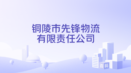 铜陵市先锋物流有限责任公司