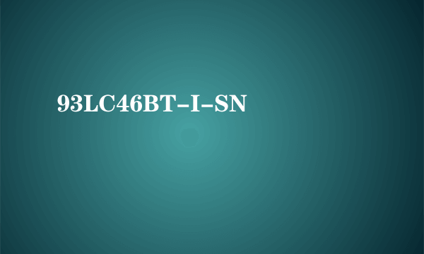 93LC46BT-I-SN