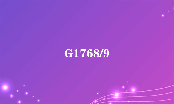 G1768/9