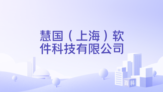 慧国（上海）软件科技有限公司