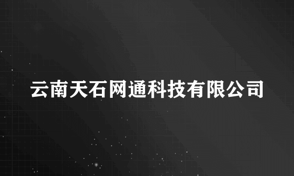 云南天石网通科技有限公司