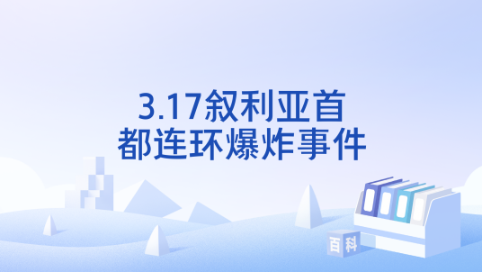 3.17叙利亚首都连环爆炸事件