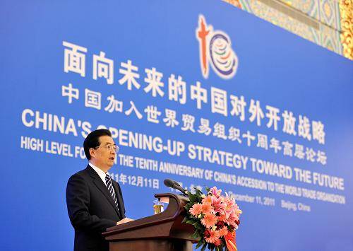 中国加入世界贸易组织十周年高层论坛