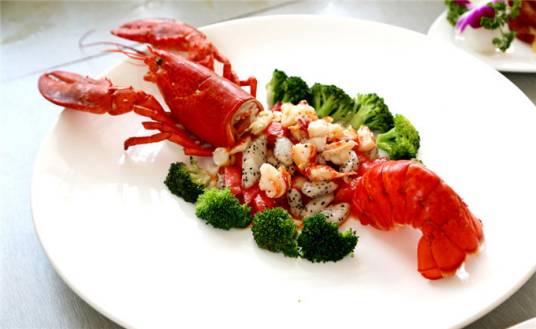 清蒸龙虾