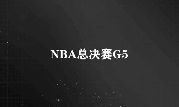 NBA总决赛G5