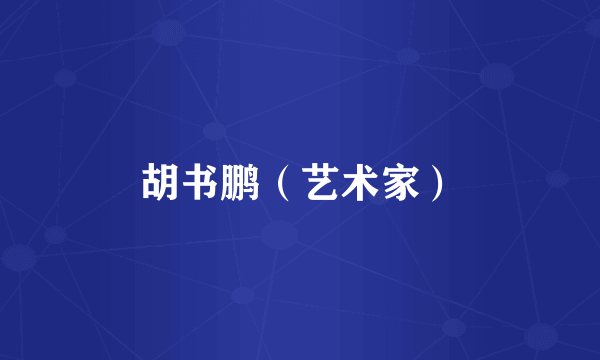 胡书鹏（艺术家）