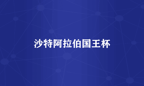 沙特阿拉伯国王杯