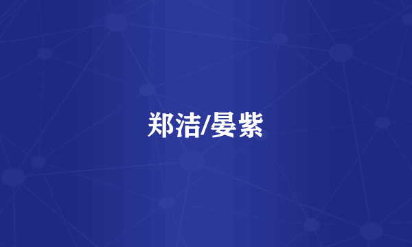 郑洁/晏紫