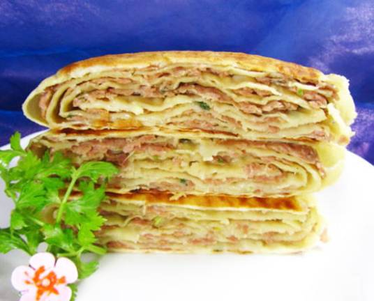 香酥千层肉饼
