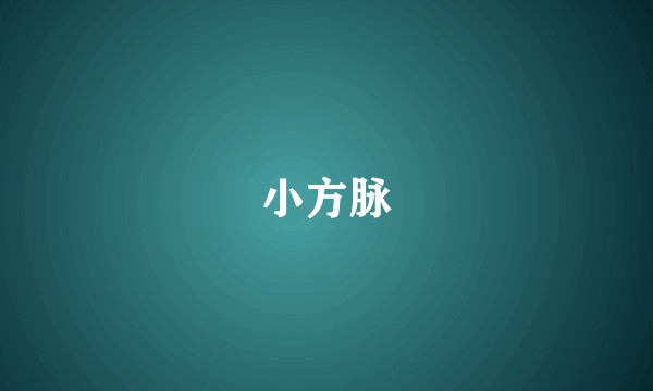 小方脉