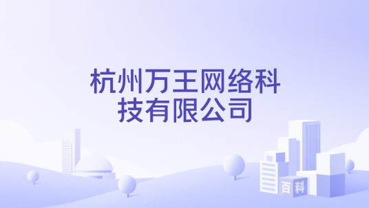 杭州万王网络科技有限公司