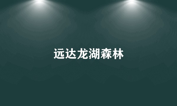 远达龙湖森林