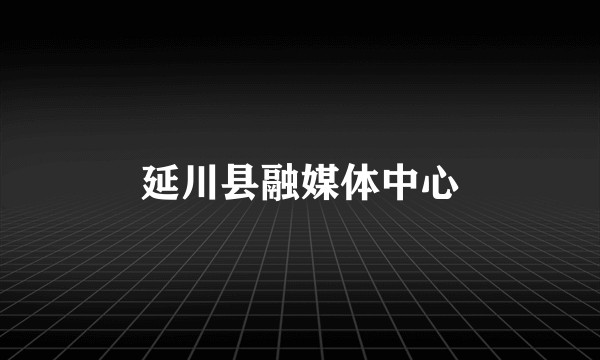 延川县融媒体中心