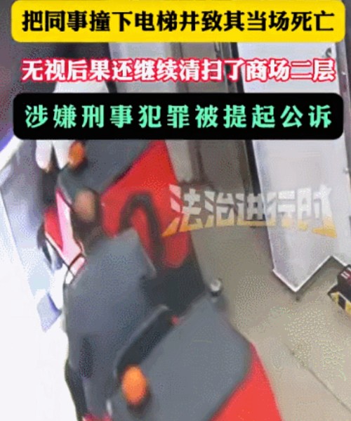 2025年男子被同事撞下电梯井身亡事件