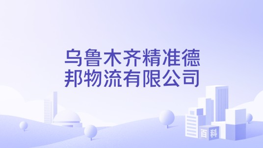 乌鲁木齐精准德邦物流有限公司
