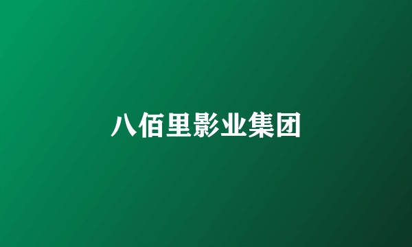 八佰里影业集团