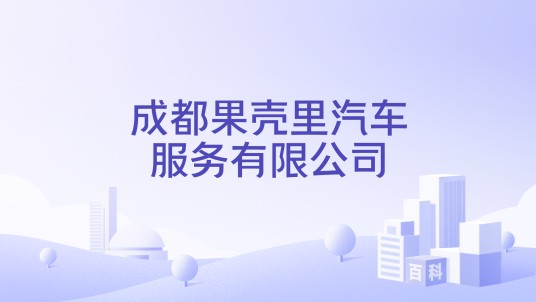 成都果壳里汽车服务有限公司