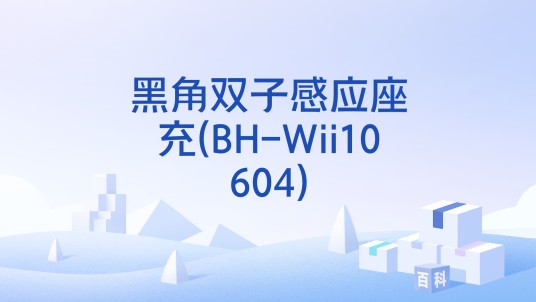黑角双子感应座充(BH-Wii10604)
