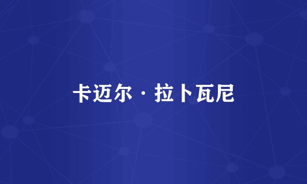 卡迈尔·拉卜瓦尼