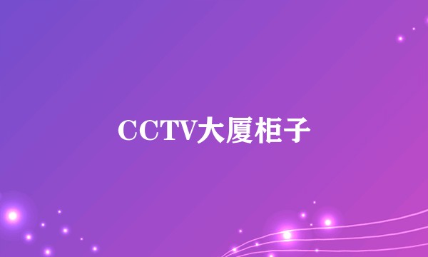 CCTV大厦柜子