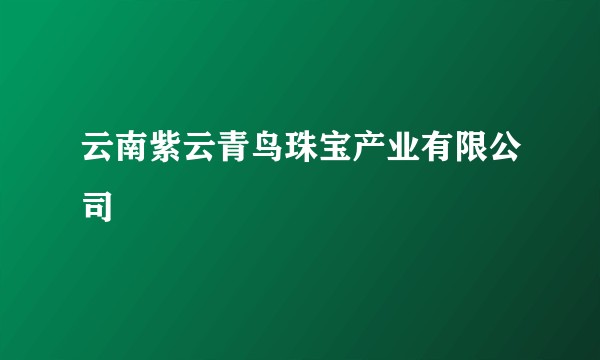 云南紫云青鸟珠宝产业有限公司