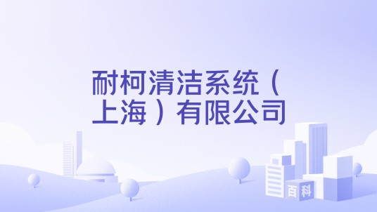 耐柯清洁系统（上海）有限公司