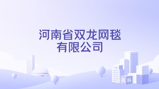 河南省双龙网毯有限公司