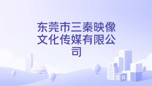 东莞市三秦映像文化传媒有限公司