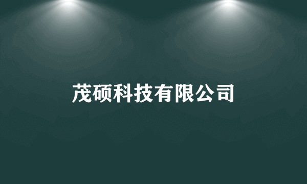 茂硕科技有限公司