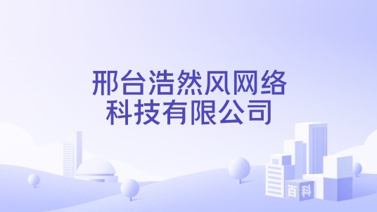 邢台浩然风网络科技有限公司