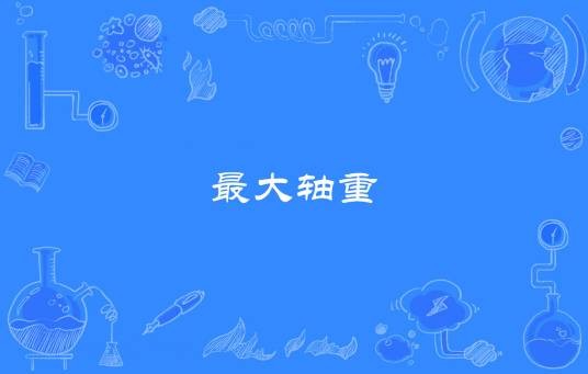 最大轴重