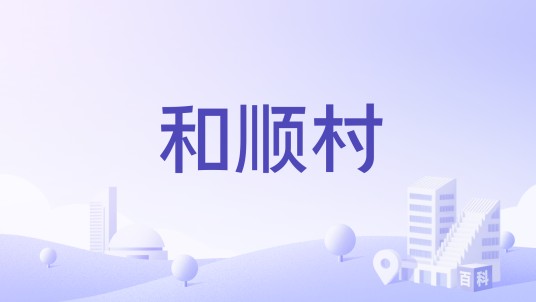 和顺村（河北省唐山市曹妃甸区第四农场下辖行政村）