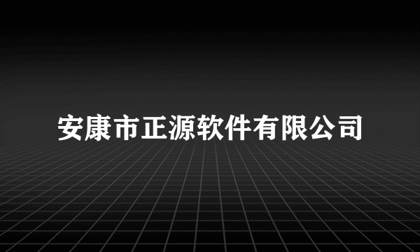 安康市正源软件有限公司