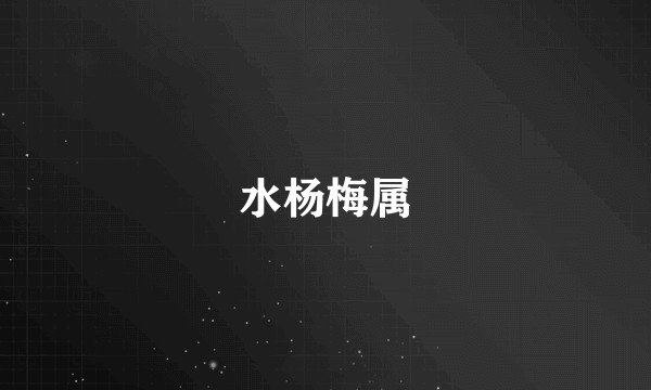 水杨梅属
