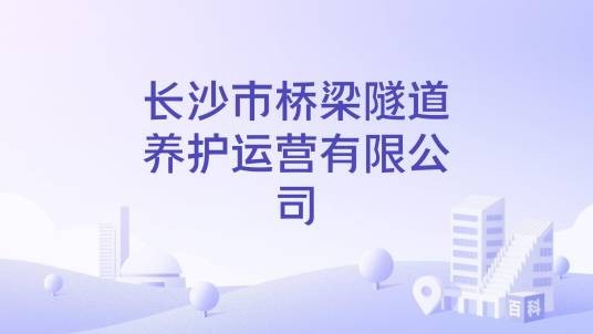 长沙市桥梁隧道养护运营有限公司