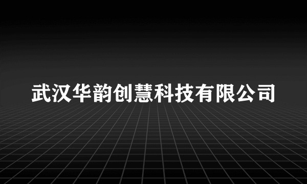 武汉华韵创慧科技有限公司