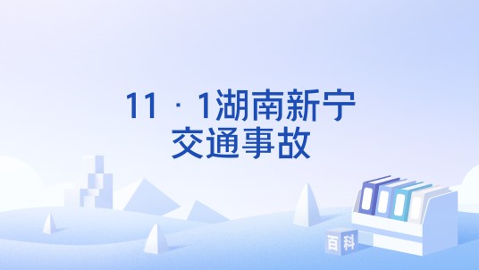 11·1湖南新宁交通事故