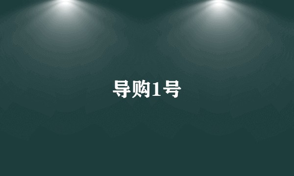 导购1号