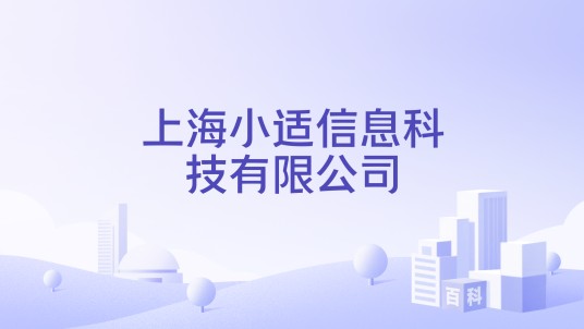 上海小适信息科技有限公司