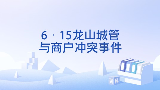 6·15龙山城管与商户冲突事件