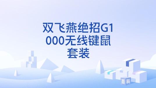 双飞燕绝招G1000无线键鼠套装