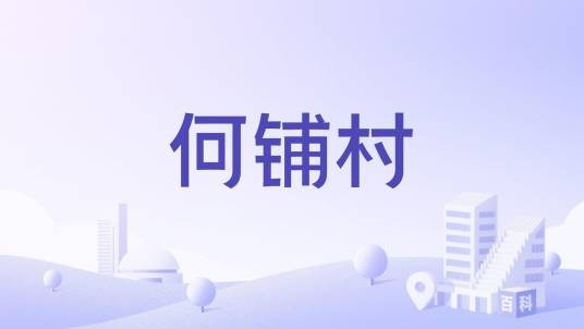 何铺村（湖北省黄冈市蕲春县大同镇辖村）