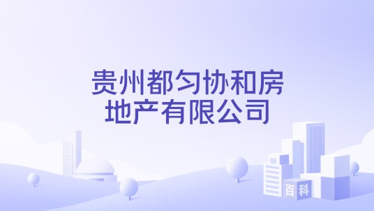 贵州都匀协和房地产有限公司