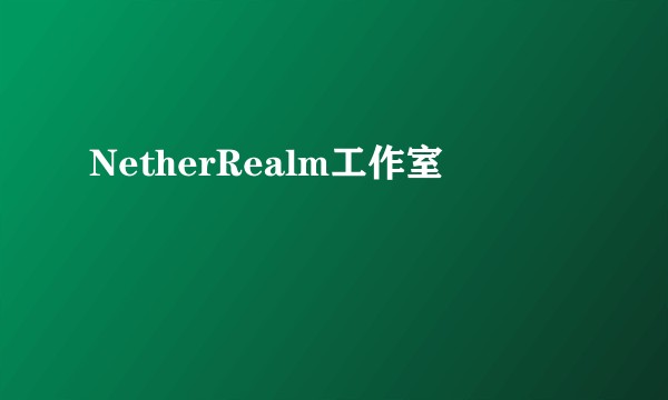 NetherRealm工作室