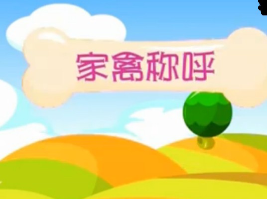 家禽称呼歌