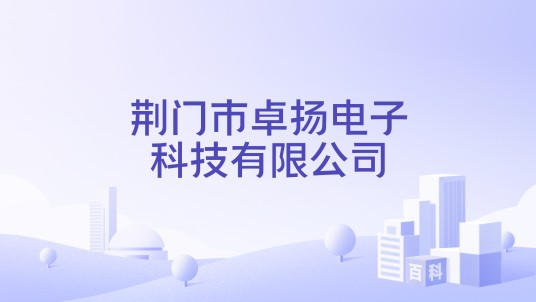 荆门市卓扬电子科技有限公司
