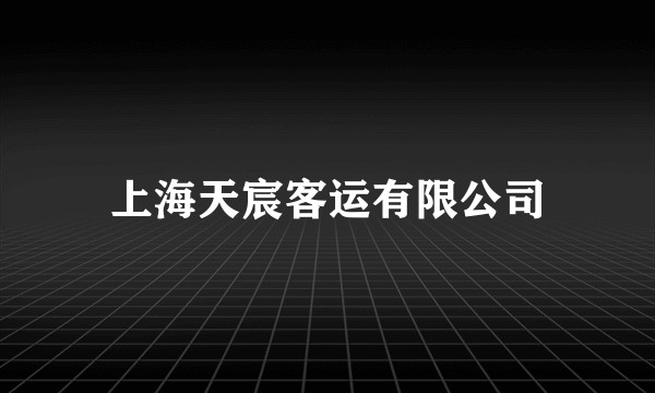 上海天宸客运有限公司