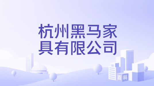 杭州黑马家具有限公司