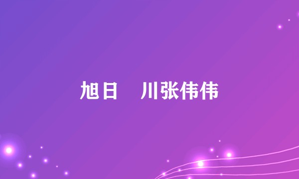 旭日雲川张伟伟