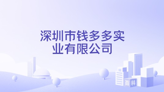 深圳市钱多多实业有限公司
